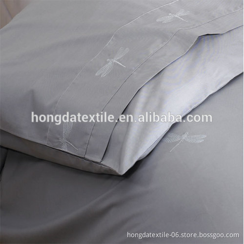 Combed 100% Cotton Luxury Embroidered sheet set Made In China